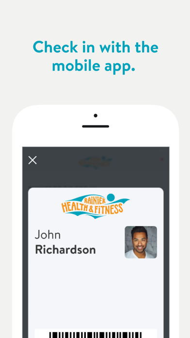 Rainier Health + Fitness Screenshot