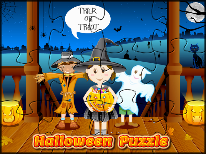 Halloween Puzzle Game for Kids
