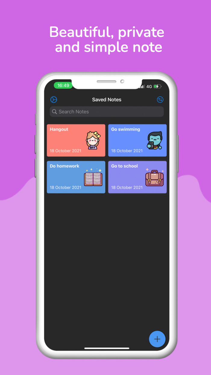CuteNote Stickers and Widget