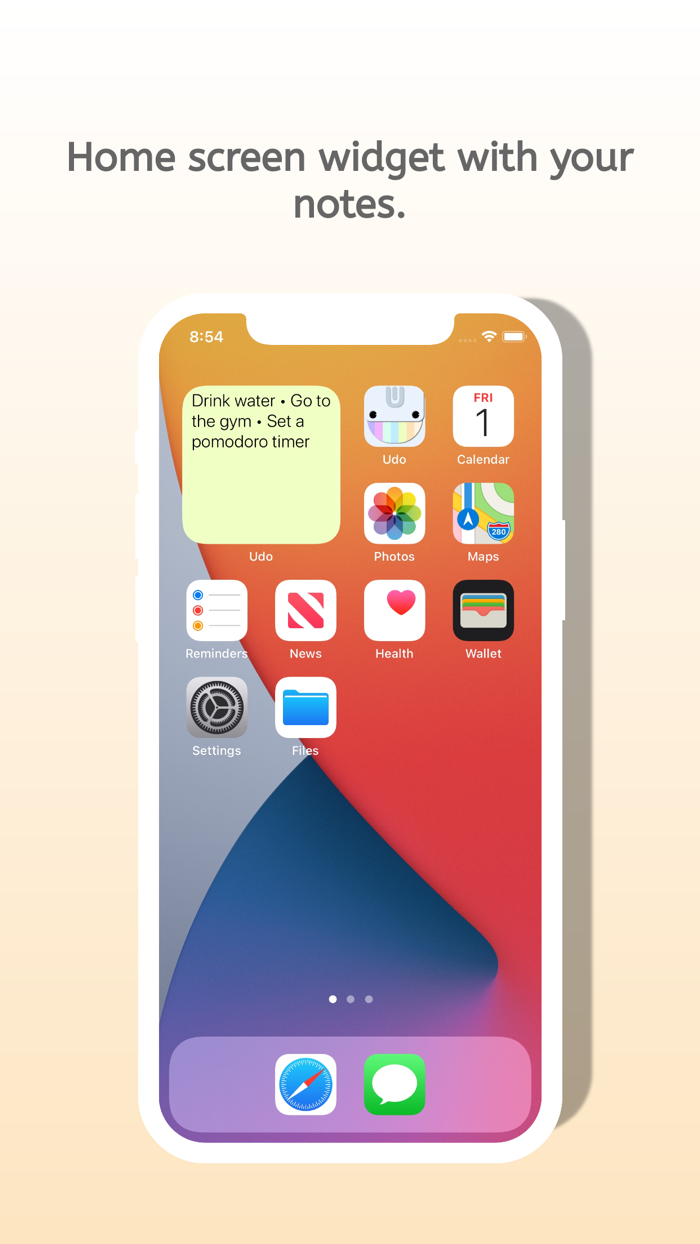 UDO Smart Assistant  Diary