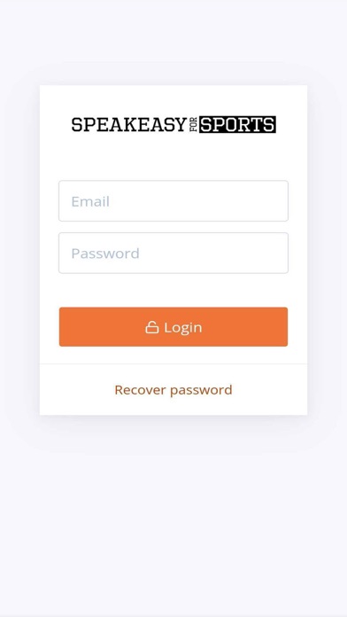 SpeakeasyForSports Screenshot