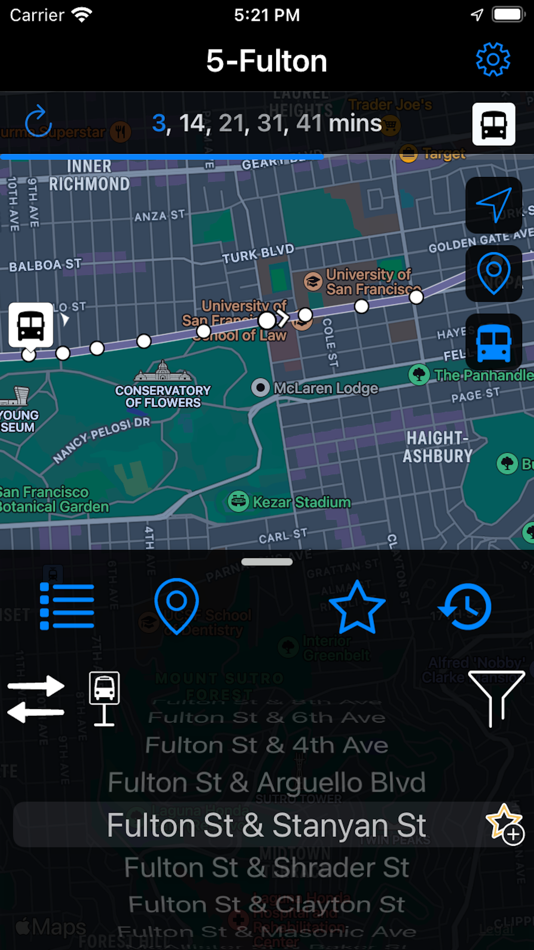 #3. Bussr: SF Bus Tracker (iOS) 由: Jackson Cooley