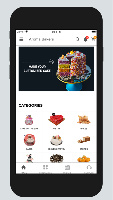 Aroma Bakers Screenshot 1 - AppWisp.com Aroma Bakers Screenshot 1 - AppWisp.com