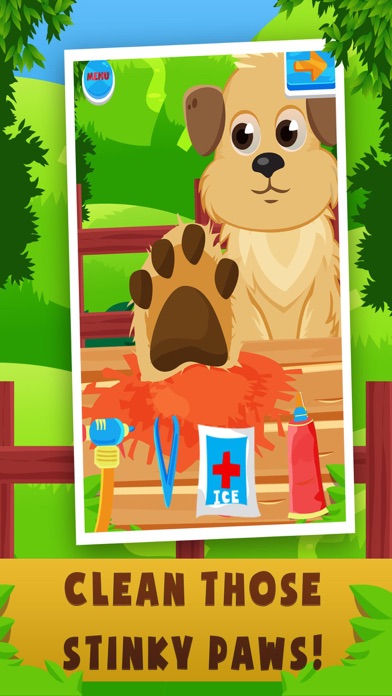 Screenshot #1 pour Pet Animal Foot Doctor Game