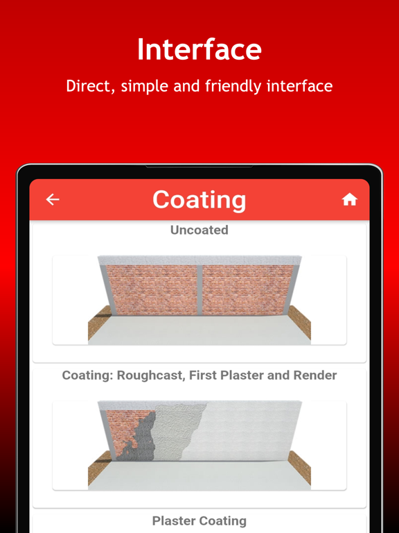ConstruCalc iPad screenshot