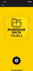 RADIO RIVADAVIA SALTA 90.5 screenshot #1 for iPhone