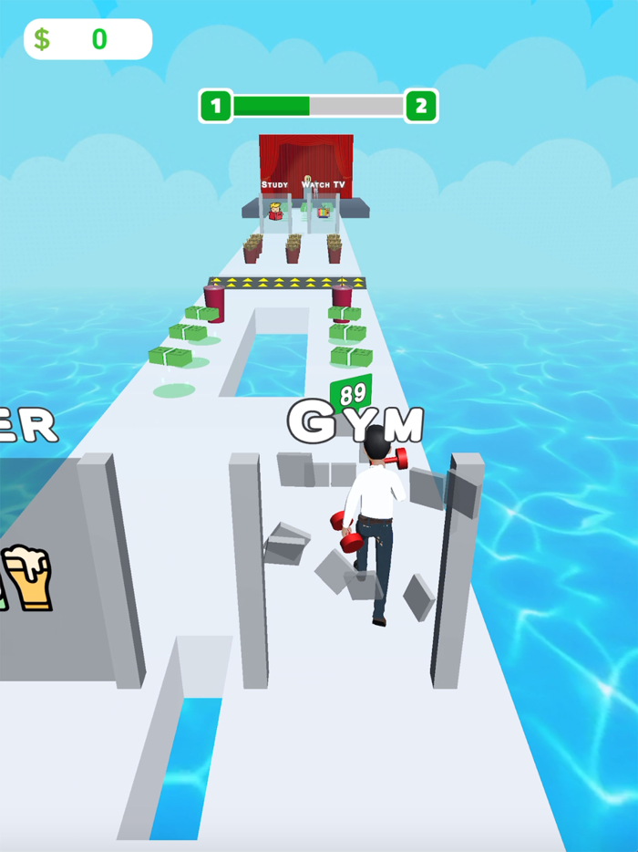 Run rich 3D Run of Life Rush