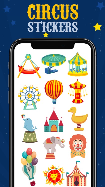 Circus Stickers Pack