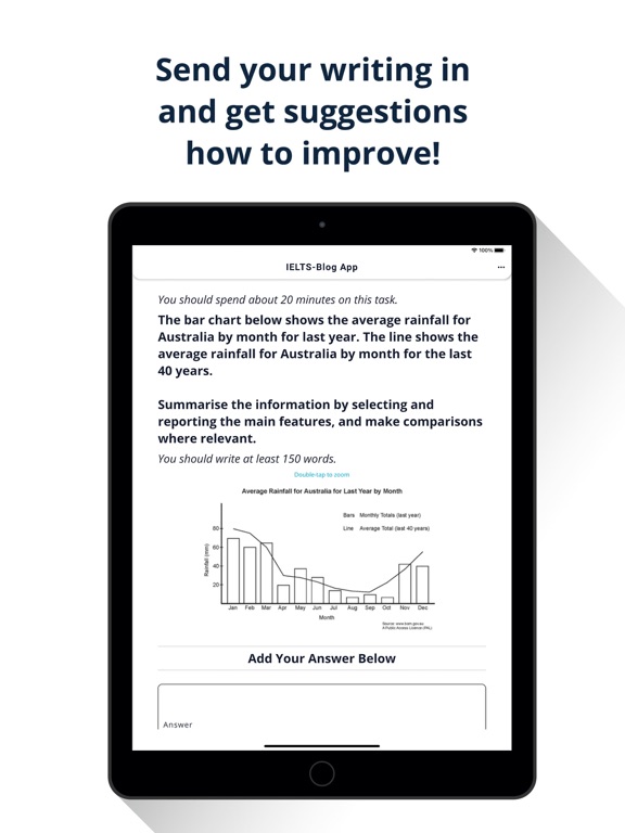 IELTS-Blog App for practice iPad screenshot 8 - Education app