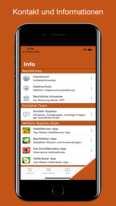 Vitamine & Mineralien Screenshot