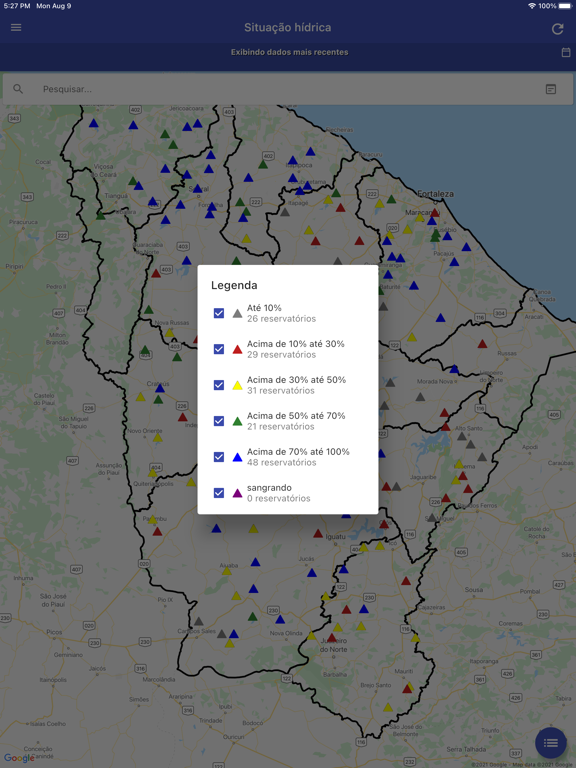 Screenshot #5 pour PORTAL HIDROLÓGICO DO CEARÁ