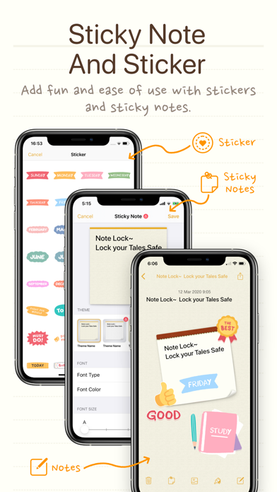 Note Lock ~ Lock your Tales Note Keeper Manager for Protect your Private Notes Business Idea and Confidential Information Safely and Secure in One App Screenshot 4