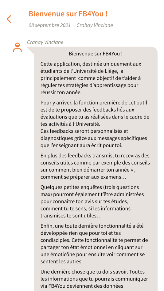 #4. FB4You (iOS) 由: Université de Liège