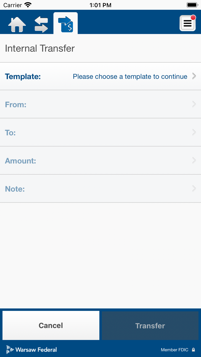 Warsaw Federal Business Mobile