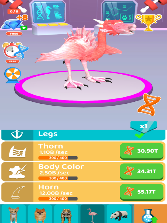 Idle Animal Evolution iPad screenshot 5 - Games app