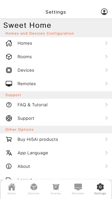 Hi5Ai Smart Home Screenshot