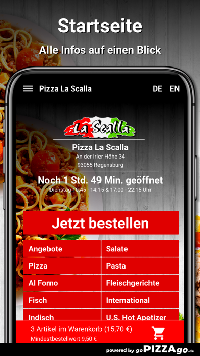 Pizza La Scalla Regensburg screenshot 2