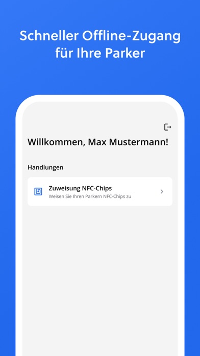 NFC-Chip Assigner Screenshot