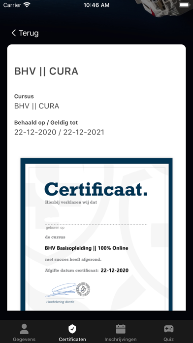 How to cancel & delete CURA Cursisten App from iphone & ipad 3