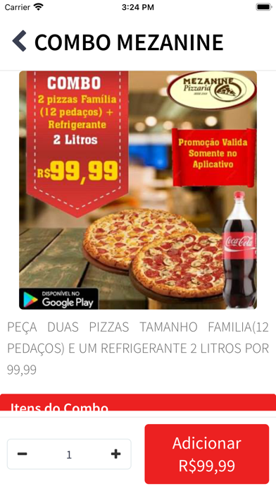 Pizzaria Mezanine Screenshot