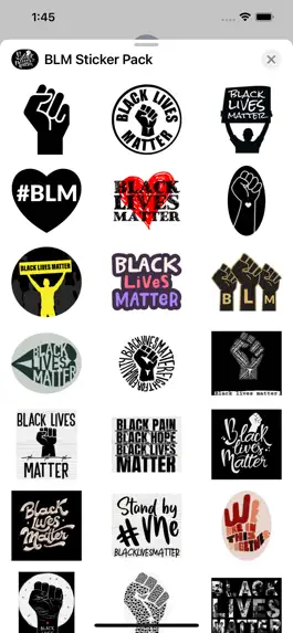 Game screenshot BLM Sticker Pack 2021 apk