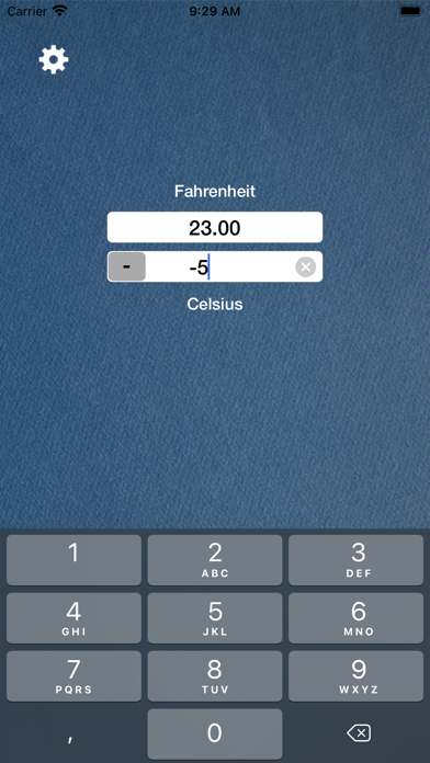 Screenshot #2 pour Fahrenheit Celsius