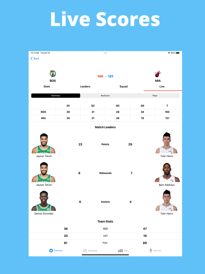 Live Scores, Stats  Fixtures