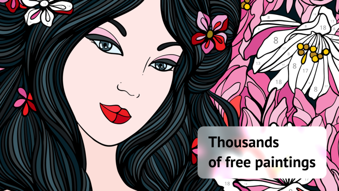 Paint Games Colour by Numbers