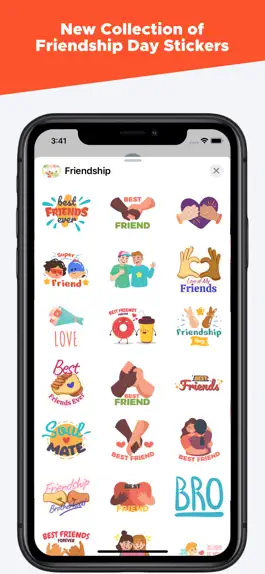 Game screenshot Friendship Day Stickers ! apk