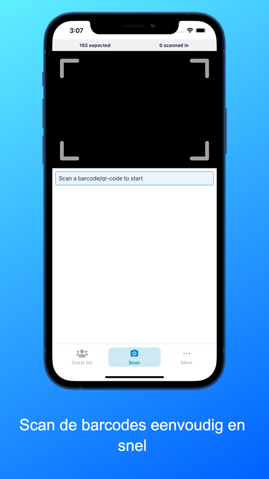 #2. Hospitality Manager - Scan app (iOS) Podle: On-d-mand