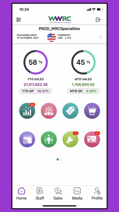 WWRC Mobile Apps Screenshot