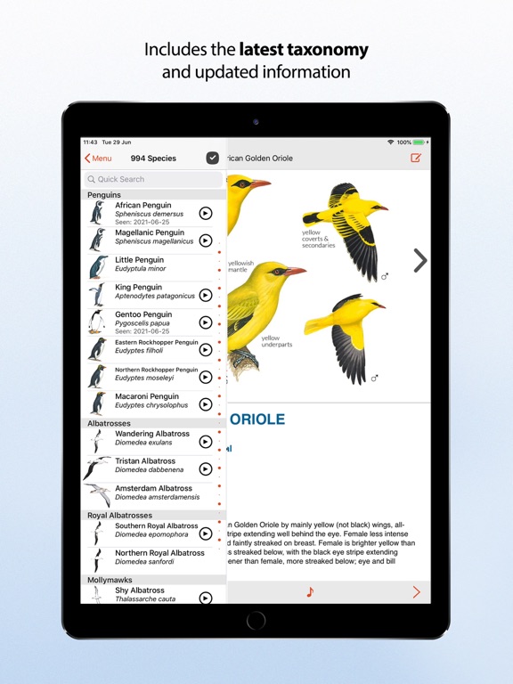 Screenshot #5 pour Sasol eBirds Southern Africa