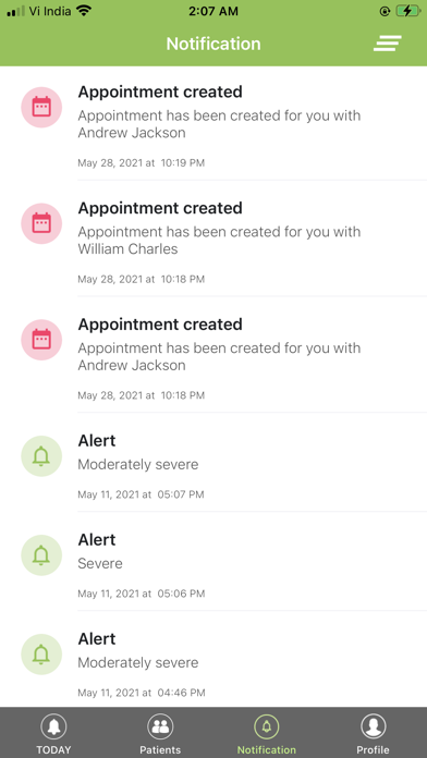 CooeyClinician Screenshot