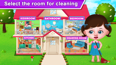 Baby Girl Home Cleaning Screenshot