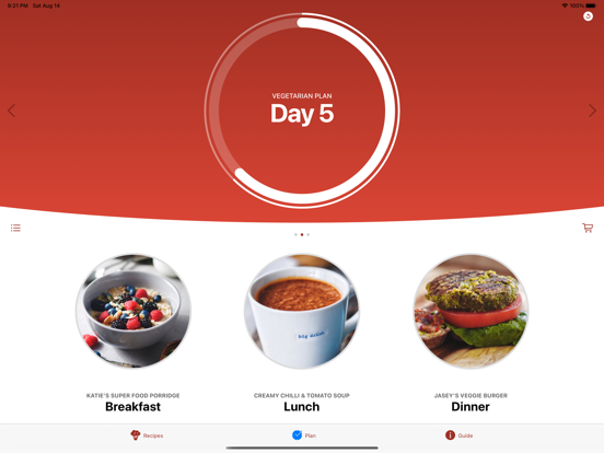 Jason Vale’s Super Fast Food iPad app afbeelding 1