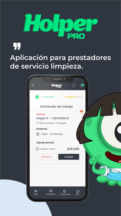 Holper - Prestador de servicio