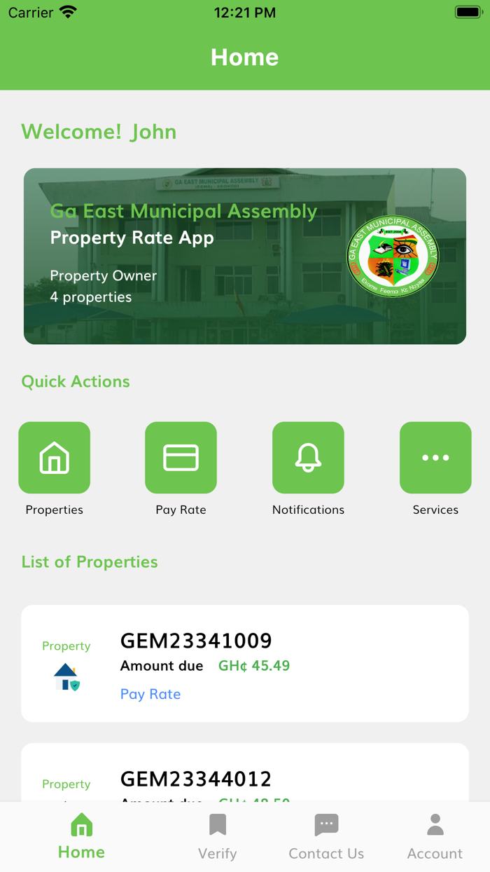 GEMA Property Rate App