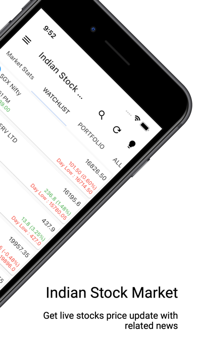 Indian Stock Market Live Screenshot