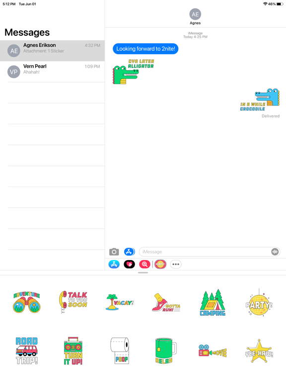 Screenshot #5 pour Fun Sayings Animated Stickers