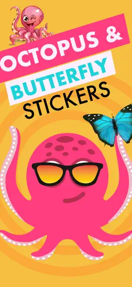 Game screenshot Butterfly & Octopus Stickers mod apk