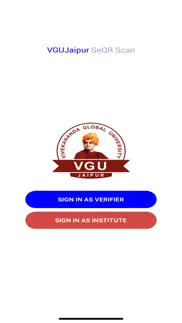 vgu jaipur seqr scan iphone screenshot 1