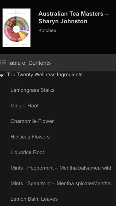 Tea Blending Ebook Screenshot