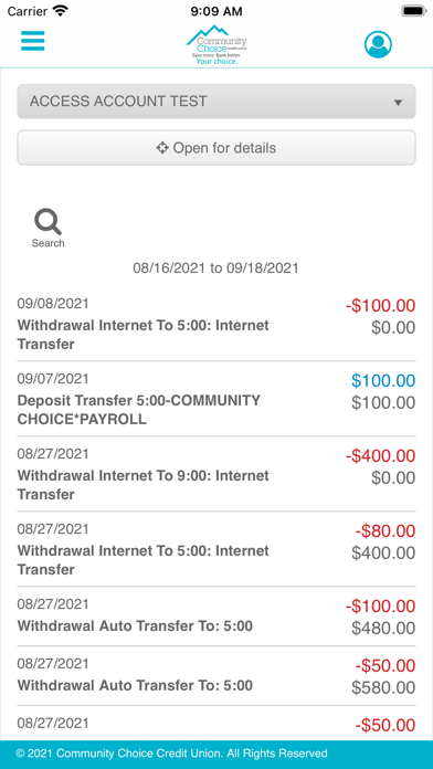 Your Choice Mobile Banking Screenshot