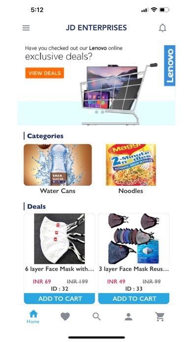 Storimart Buyer Ordering Screenshot