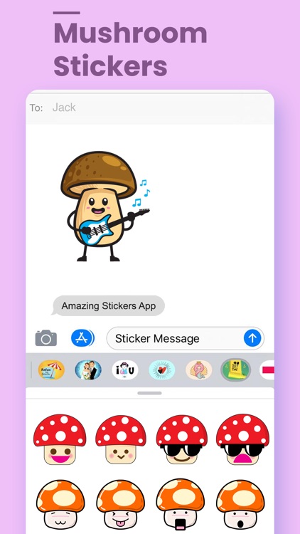 Holiday Mushroom Stickers screenshot-3