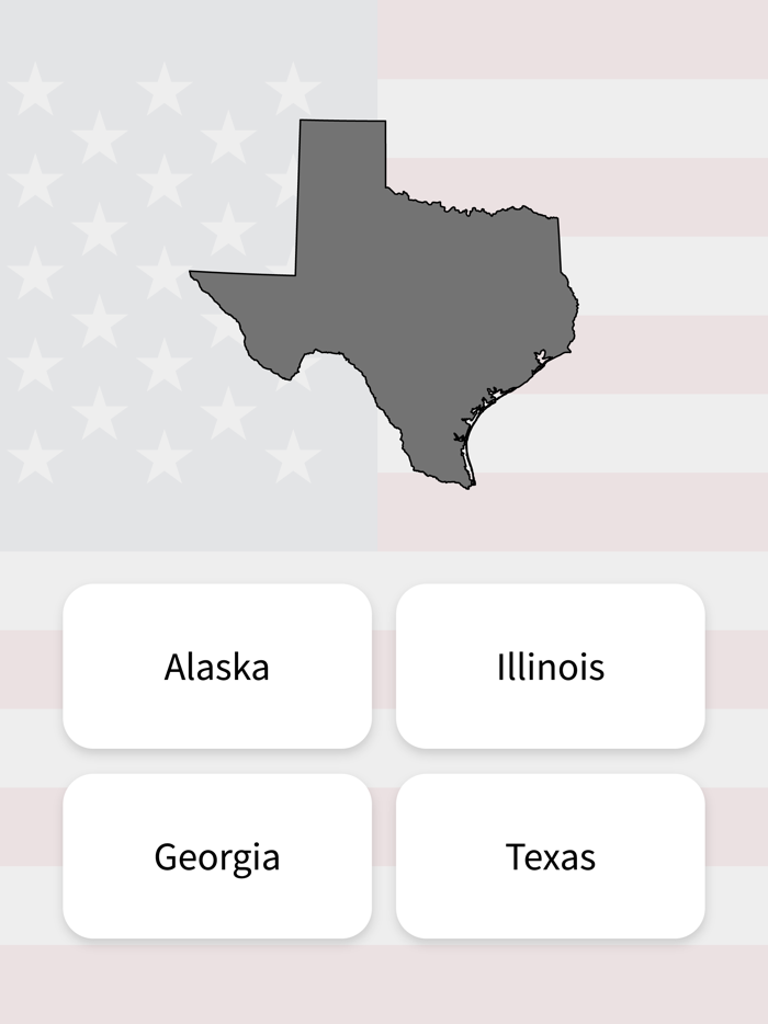 USA Quiz - Guess all 50 States