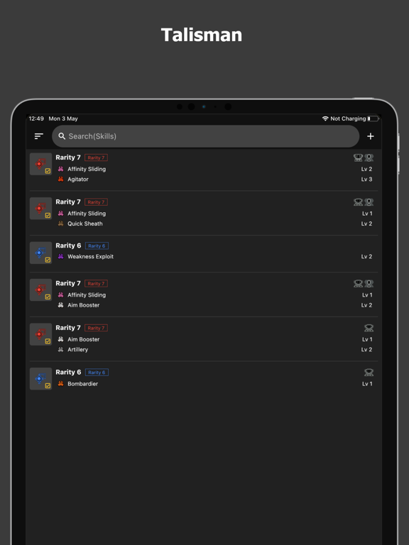 MHR Guide iPad screenshot 4 - Reference app