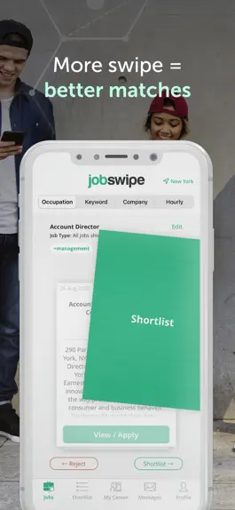 Game screenshot JobSwipe - Find a Job Today apk