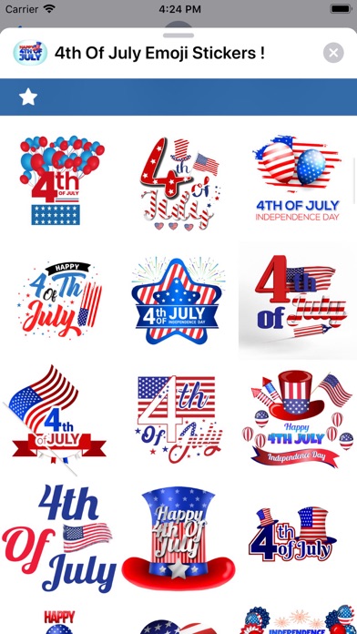 4th Of July Emoji Stickers ! Screenshot 4 - AppWisp.com