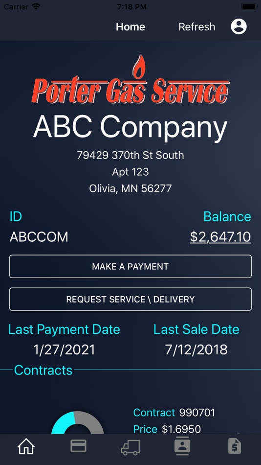 #1. Porter Gas Service (iOS) 由: Rural Computer Consultants, Inc.